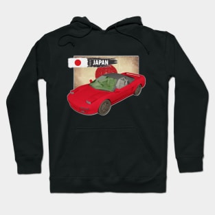 Red Acura NSX 1990 01 Hoodie